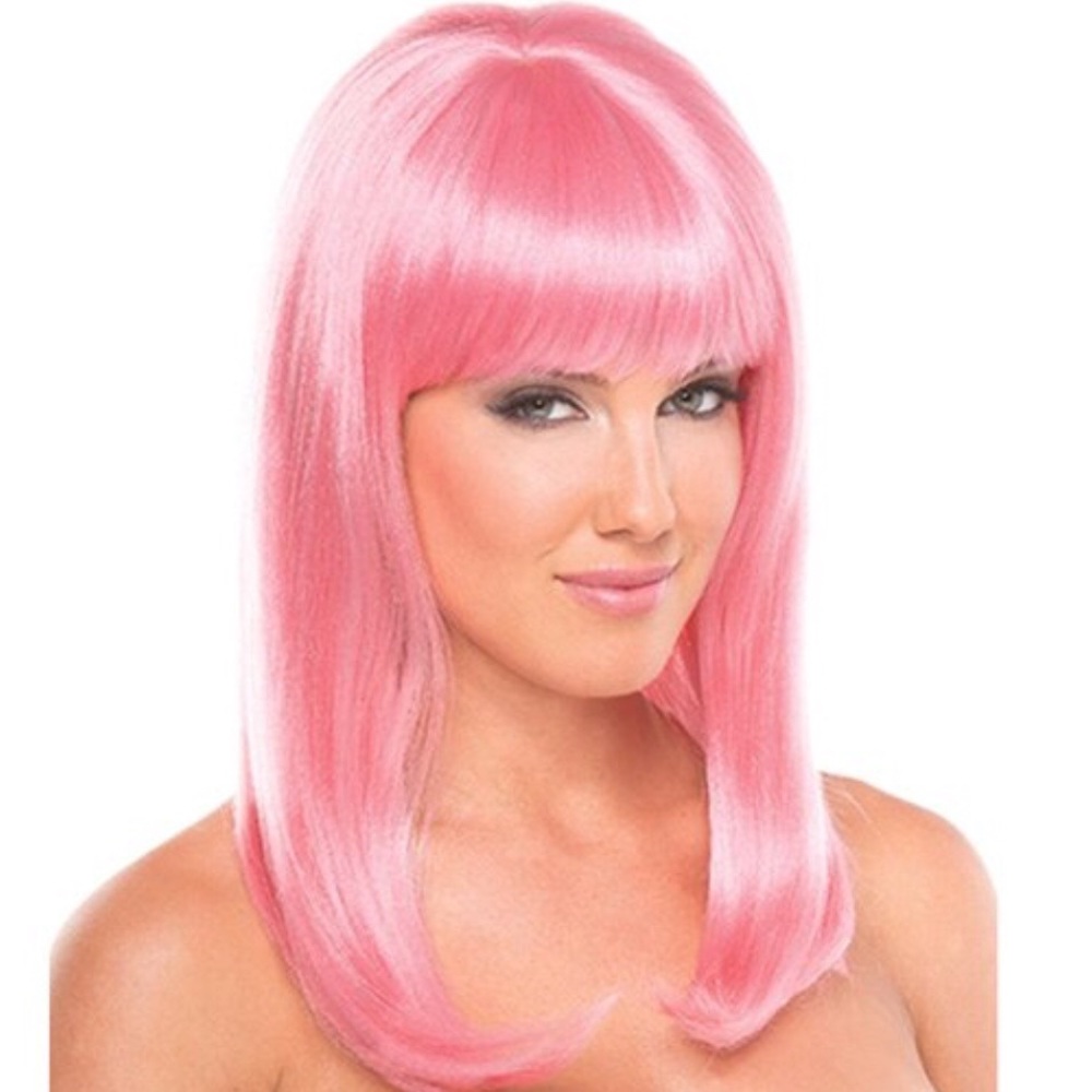 Be Wicked Pink Wig
